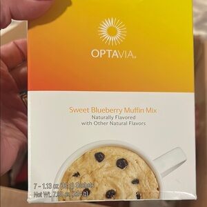 Orange and White Muffin with Chocolate Chips